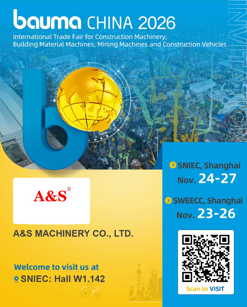 A&S Machinery bauma china 2026